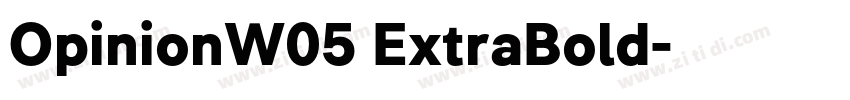 OpinionW05 ExtraBold字体转换 OpinionW05 ExtraBold字体转换